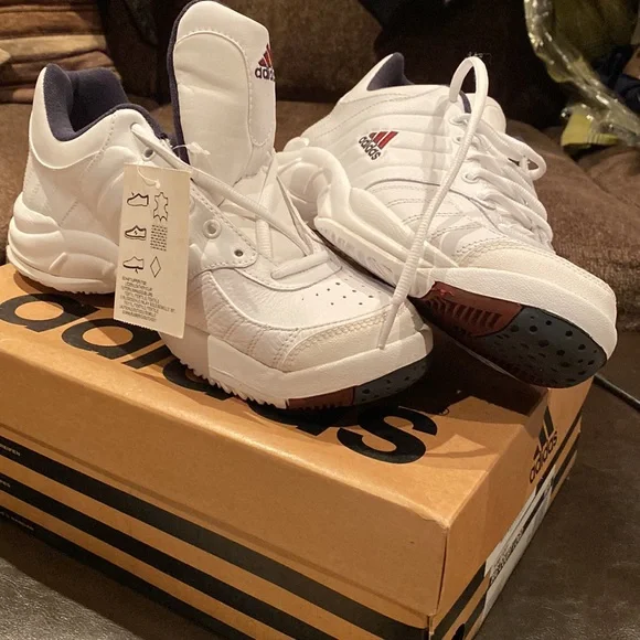 Adidas Mens’ “Big Court Logo” Sneakers -Sz. 10.5 NiB - Picture 4 of 14